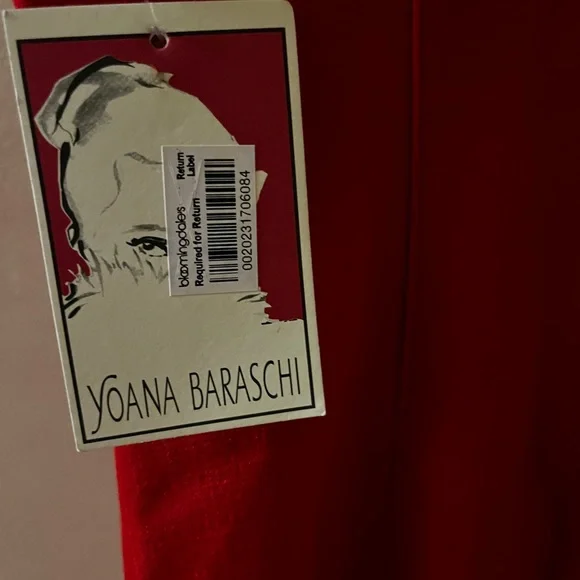 Yoana Baraschi Sweetheart Mini Dress Red Sz 2 $354 Chic Quiet Luxury NWT - Picture 4 of 6